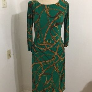 NWT , Ralph Lauren GreenChain Dress